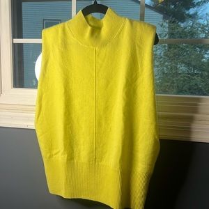 Banana republic Cashmere turtleneck tank sweater- XS